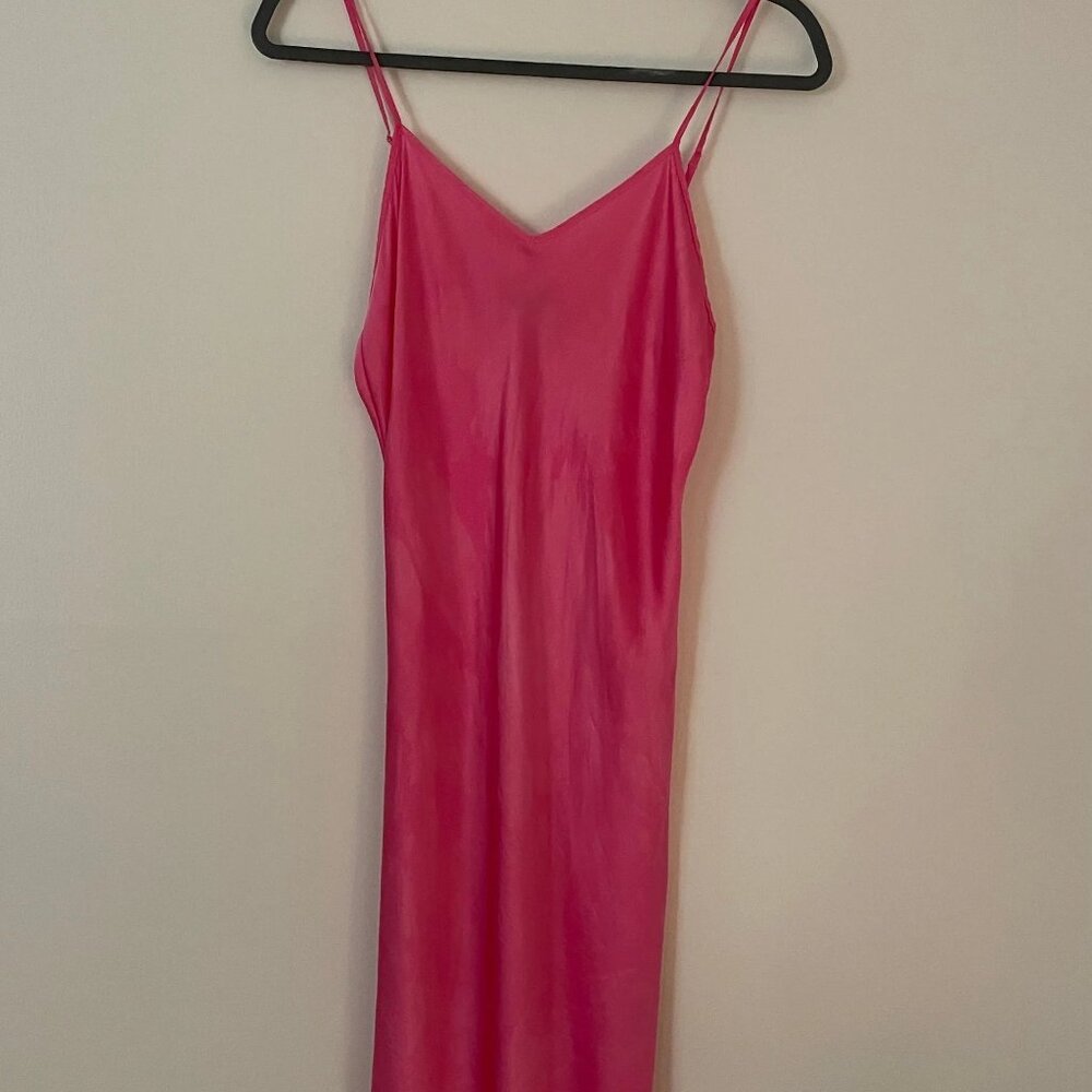 Riverside Tool & Dye Pink Silk Slip